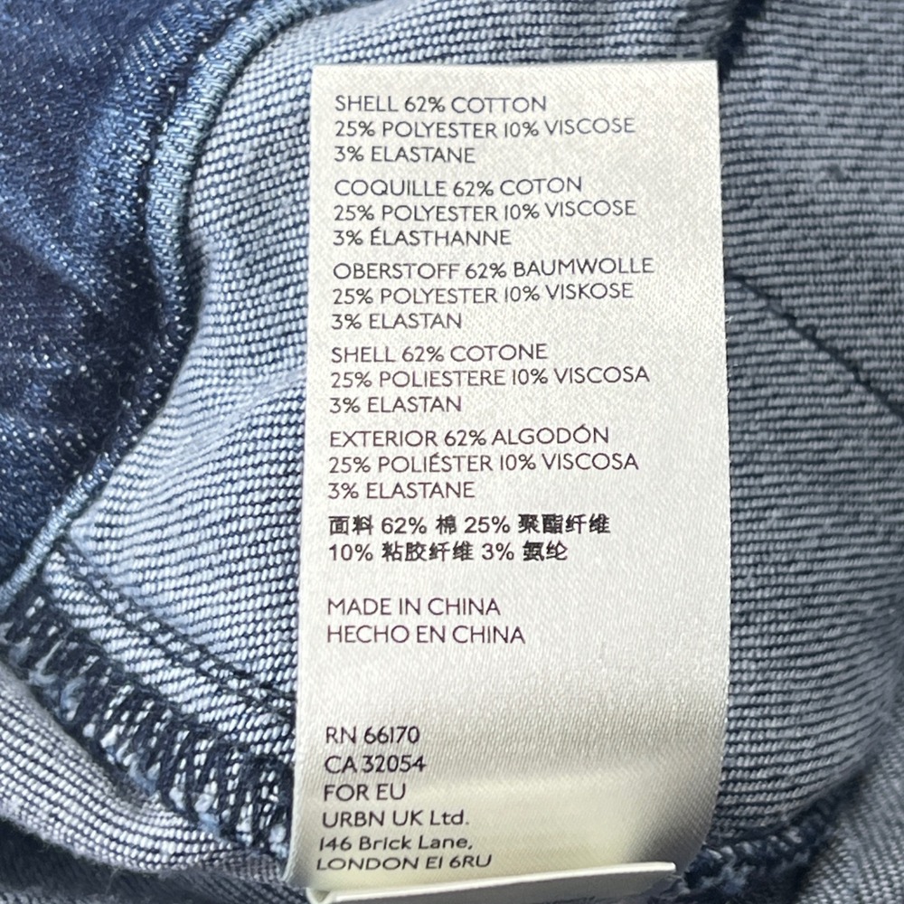 Pilcro Anthropologie High Rise Denim Legging Cargo Jeans Dark Wash Small A36 - Picture 9 of 14